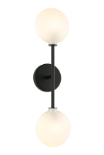 Matteo Lighting W33712MB - PEONY Wall Sconce