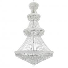 CWI Lighting 8001P50C - Empire 42 Light Down Chandelier With Chrome Finish