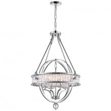 CWI Lighting 9957P20-4-601 - Arkansas 4 Light Chandelier With Chrome Finish