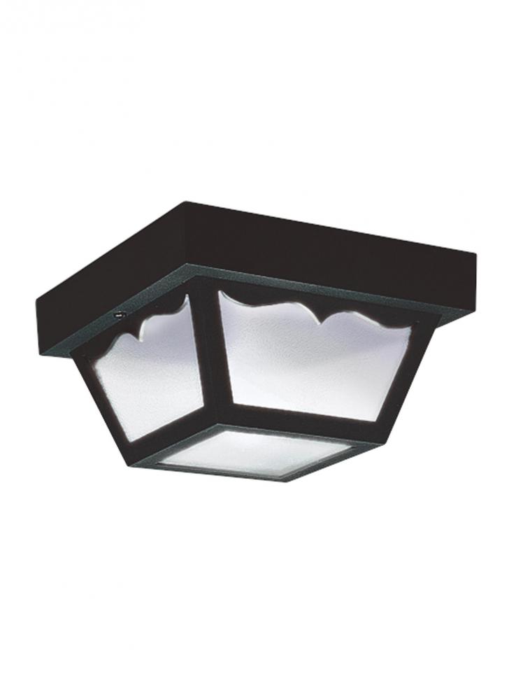 One Light Outdoor Ceiling Flush Mount