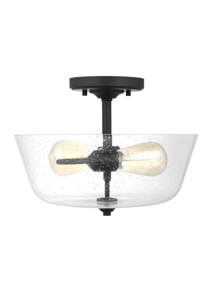 Belton Two Light Ceiling Semi-Flush Mount