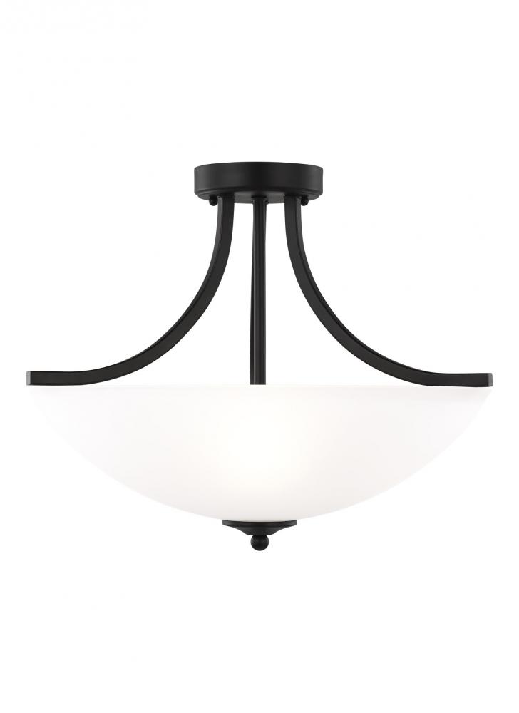 Geary Medium Three Light Semi-Flush Convertible Pendant