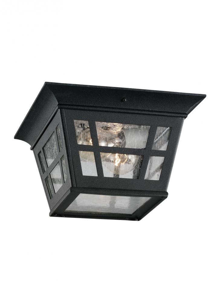 Herrington Two Light Outdoor Ceiling Flush Mount