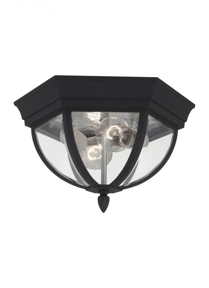 Wynfield Two Light Outdoor Ceiling Flush Mount