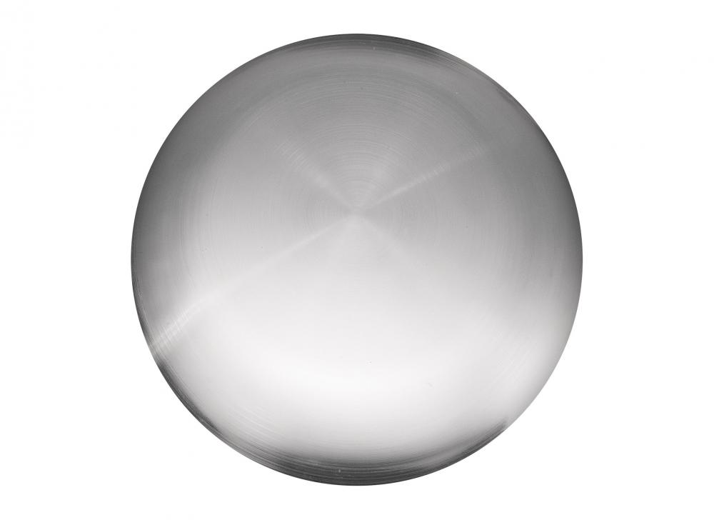 Discus Blanking Plate in Brushed Steel