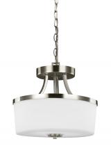 Generation Lighting 7739102-962 - Hettinger Two Light Semi-Flush Convertible Pendant