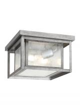 Generation Lighting 78027-57 - Hunnington Two Light Outdoor Ceiling Flush Mount