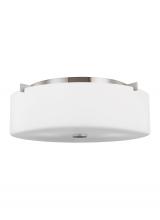 Generation Lighting FM312BS - Sunset Drive Large Three Light Flush Mount