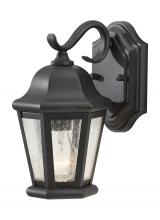 Generation Lighting OL5900BK - Martinsville Small One Light Outdoor Wall Lantern