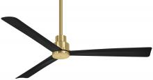Minka-Aire F787-SBR/CL - Simple - 52" Indoor/Outdoor Ceiling Fan