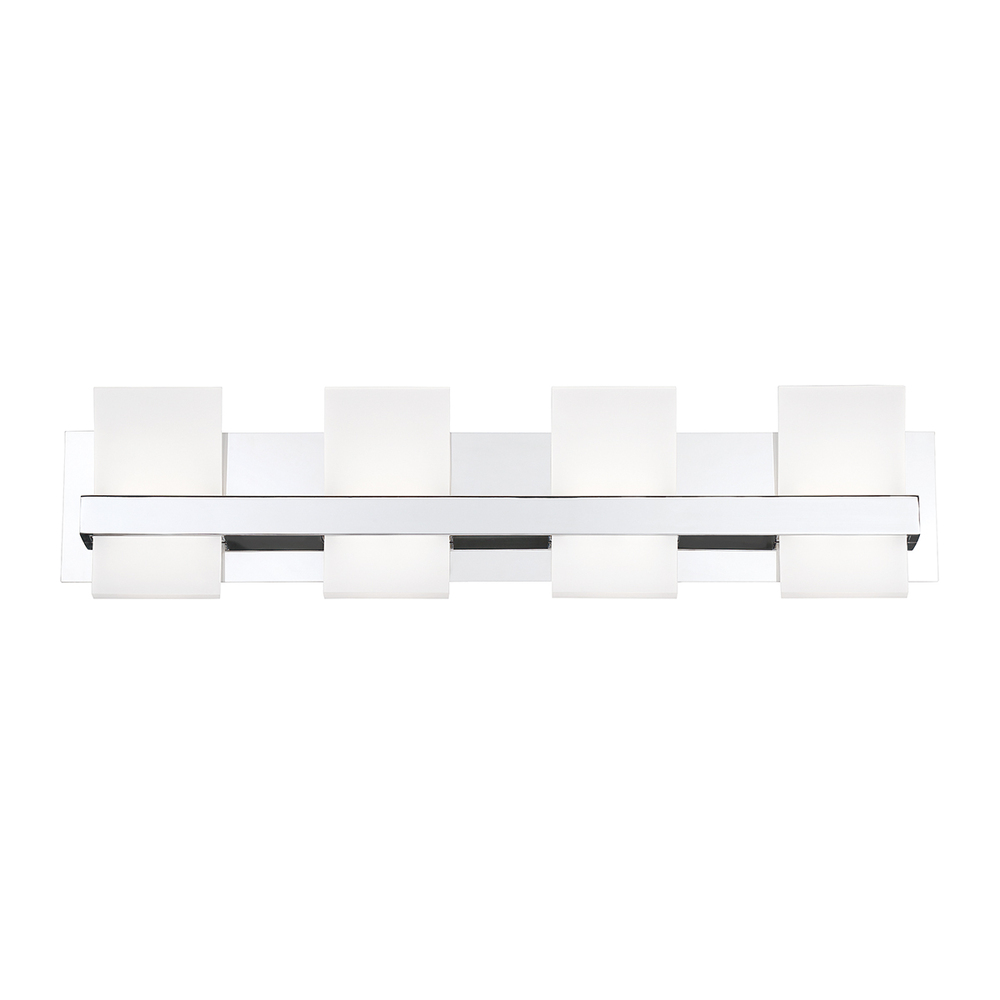 CAMBRIDGE,4LT LED BATHBAR,CHR