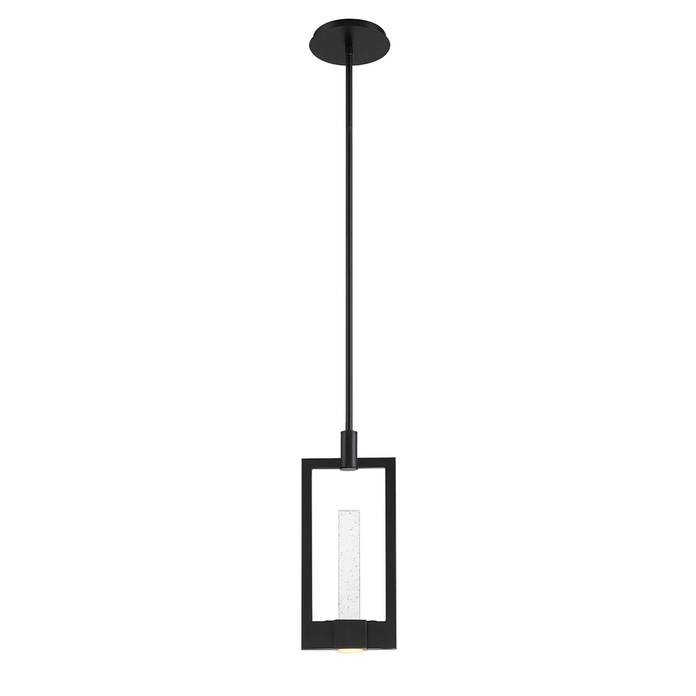 HANSON,2LT LED PENDANT,BLACK