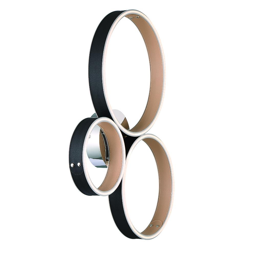 VERDURA,RND,LED,FLUSHMOUNT,BLK