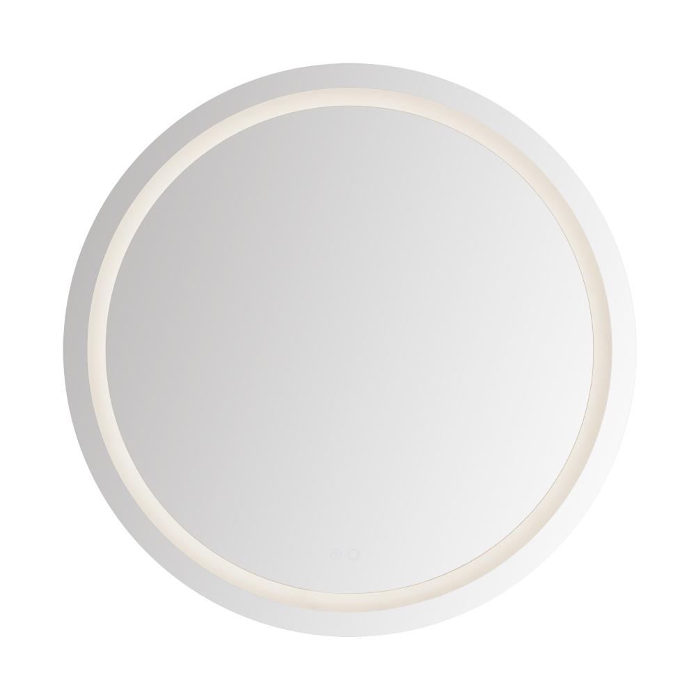 Hillmont 40-in Sandblasted Merc Edge LED Vanity Mirror