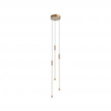 Kuzco Lighting Inc MP75221-BG - Motif 21-in Brushed Gold LED Multi Pendant
