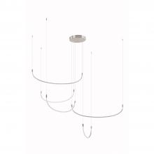 Kuzco Lighting Inc MP89570-BN-UNV - Talis 70-in Brushed Nickel LED Multi Pendant