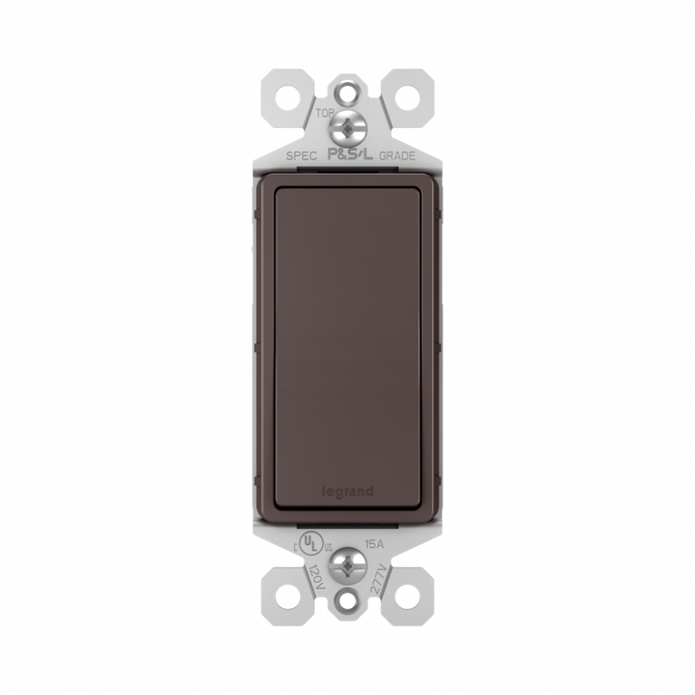 radiant 15A Single-Pole Switch, Dark Bronze (10 pack)