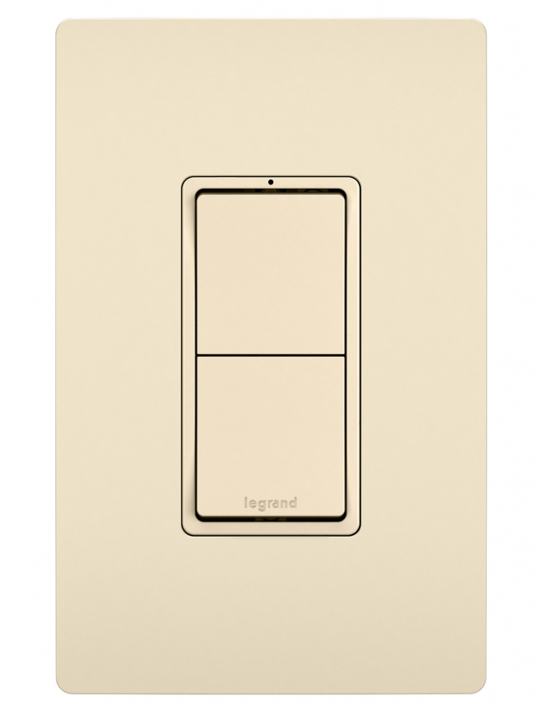 radiant Two Single-Pole Switches, Light Almond