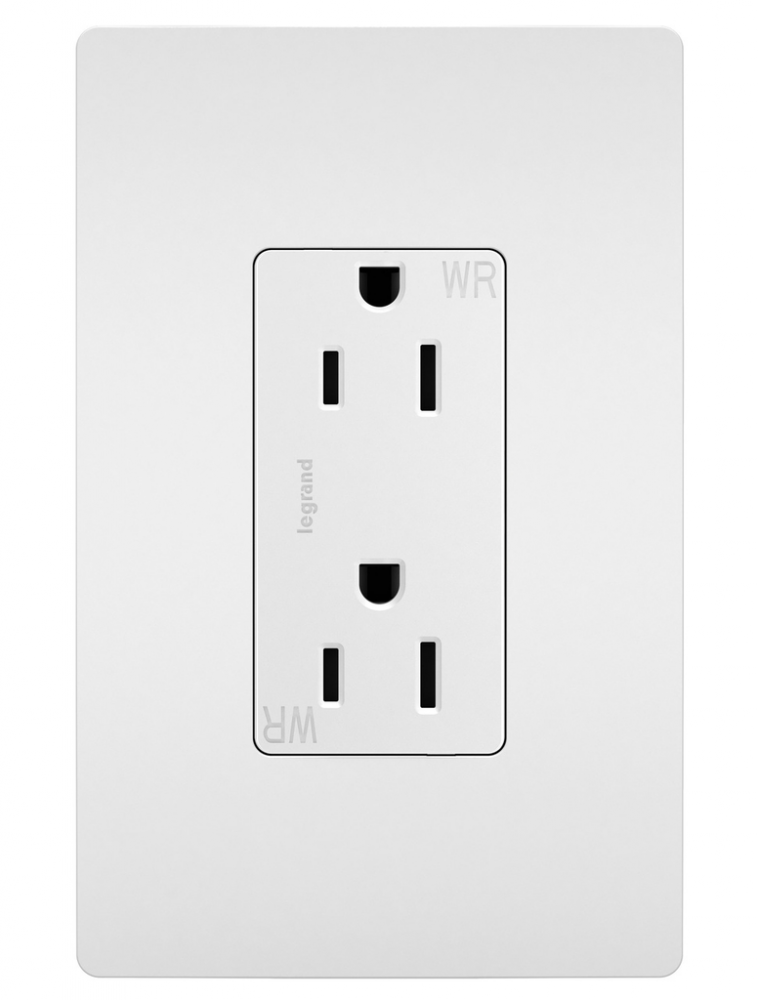 radiant Outdoor Outlet, White (10 pack)