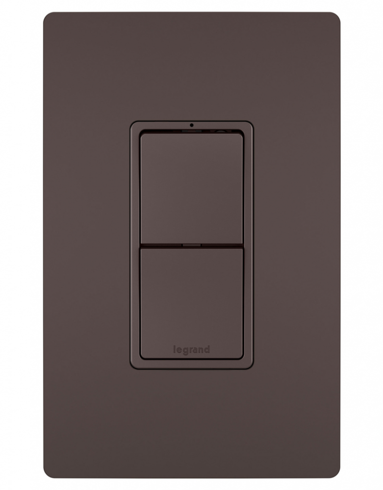 radiant Two Single Pole/3-Way Switches, Dark Bronze