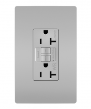 Legrand Radiant 2097TRWRGRYCCD4 - radiant? Tamper-Resistant Weather-Resistant 20A Duplex Self-Test GFCI Receptacles with SafeLock?