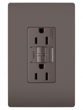 Legrand Radiant 1597CCD12 - radiant? 15A Duplex Self-Test GFCI Receptacles with SafeLock? Protection, Brown