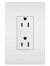 Legrand Radiant 885TRSW - radiant? Self-Grounding Tamper-Resistant Outlet, White