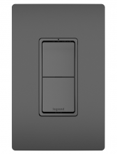 Legrand Radiant RCD11BK - radiant Two Single-Pole Switches, Black