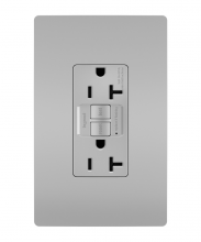 Legrand Radiant 2097GRYCCD12 - radiant? 20A Duplex Self-Test GFCI Receptacles with SafeLock? Protection, Gray