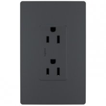 Legrand Radiant 885TRGCC12 - radiant Tamper-Resistant Outlet, Graphite