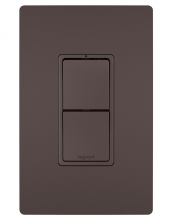 Legrand Radiant RCD33DBCC6 - radiant Two Single Pole/3-Way Switches, Dark Bronze