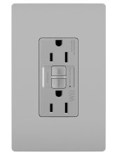 Legrand Radiant 1597TRWRGRYCCD4 - radiant? Tamper-Resistant Weather-Resistant 15A Duplex Self-Test GFCI Receptacles with SafeLock?