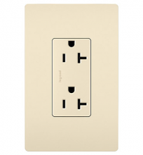 Legrand Radiant TR26352RLA - radiant Spec Grade 20A Tamper-Resistant Receptacle, Light Almond