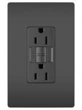 Legrand Radiant 1597TRBKCCD4 - radiant? Tamper-Resistant 15A Duplex Self-Test GFCI Receptacles with SafeLock? Protection, Black