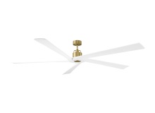Visual Comfort & Co. Fan Collection 5ASPR84BBS - Aspen 84 - Burnished Brass w Matte White Blades