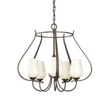 Hubbardton Forge 103045-SKT-05-GG0303 - Flora 5 Arm Chandelier