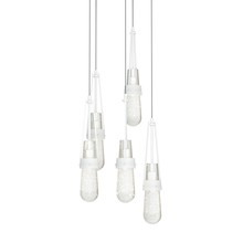 Hubbardton Forge 131120-SKT-LONG-02-YG0434 - Link 5-Light Blown Glass Pendant