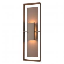 Hubbardton Forge 302607-SKT-75-75-ZM0546 - Shadow Box Tall Outdoor Sconce