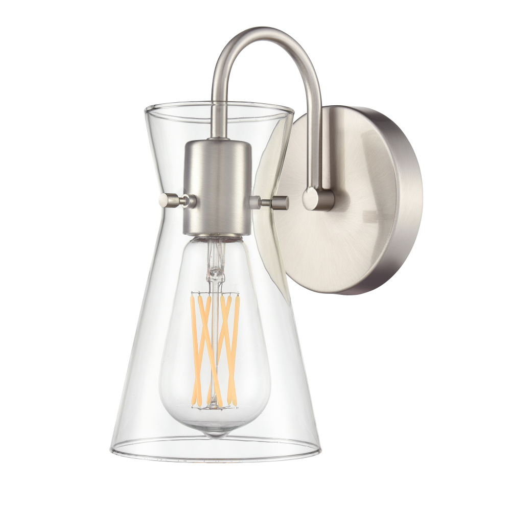 Camellia 4.75" Wide 1-Light Vanity - Brushed Nickel