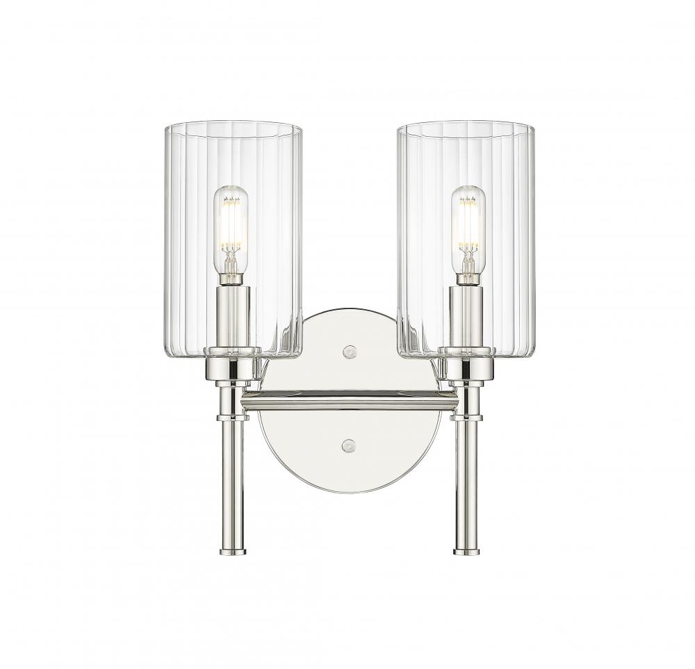 Chastine 2-Light Vanity Polished Nickel