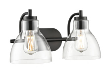 Millennium 6202-MB - Knightsdale 17.5"  2-Light Vanity - Matte Black