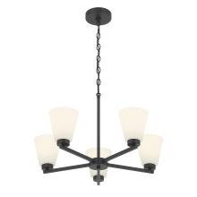 Millennium 64105WG-MB - Strayhan 24" Wide 5-Light Chandelier