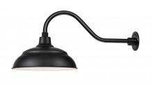 Millennium UWS17GN22-SB - R Series 1-Light Wall Sconce Satin Black