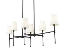 Millennium 16506-MB - Adorra 48" Wide 6-Light Chandelier - Matte Black