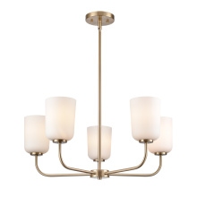 Millennium 214005-MG - Laphia 27" Wide 5-Light Chandelier - Modern Gold