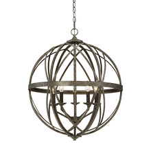 Millennium 2285-AS - Lakewood 5-Light Pendant light Antique Silver