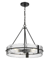 Millennium 19503-MB - Rezi 20" Wide 3-Light Pendant - Matte Black