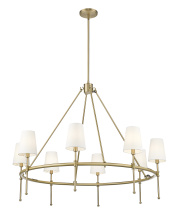 Millennium 16608-VB - Adorra 40" Wide 8-Light Chandelier - Vintage Brass
