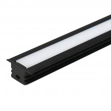GM Lighting LED-CHL-XD-MD-F-B - Aluminum Mounting Channels Mini-Deep w/Flange