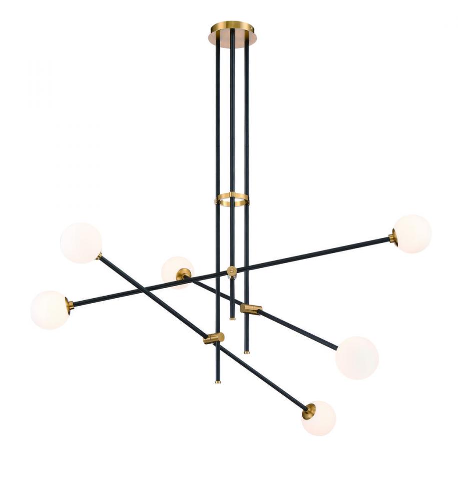 Cosmet- 6 Light Chandelier